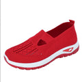 Women Breathable Mesh Flat Mules Lightweight Slip On Walking Shoes Comfort Versatile Daily Outdoor Travel Casual Mother Footwear