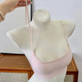 Seamless Low-necked Bra Shockproof Close-fitting Square-cut Collar Bralette Adjustable Lingerie