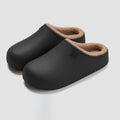 Eva Waterproof Cotton Slippers Women Winter Comfortable Fleece Lining Warm House Shoes Couple Thick Soled Non Slip Plush Slides