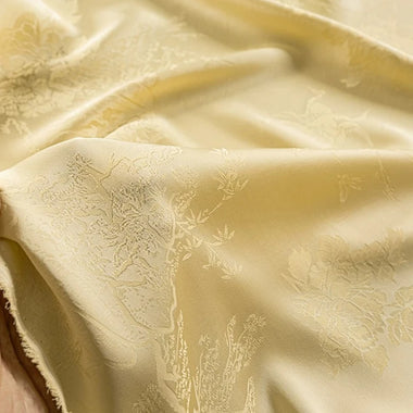 Faux Acetate Fabric Faux Acetate Satin Fabric Smooth Skin Friendly Breathable for Qipao Dress Wide Leg Pants Hanfu DIY Sewing Accessories