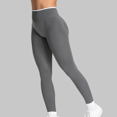 NCOYOE Contrastline Sculpt Scrunch Leggings Women Gym Training Pants Seamless Yoga Leggings Fitness Running Sports Leggings