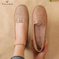 Goreyodoly women loafers breathable casual flats wide fit lightweight slip on comfort soft sole everyday walking shoes