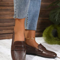 Spring and Autumn Hot Selling Round Head Comfortable Flat Bottom Single Shoes Fashion New Anti Slip Casual Women's Shoes