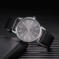 Luxury Women Watches 2025 New In Stylish Silver Minimalist Business Elegant Ladies Quartz Watch Leather Steel Clock Reloj Mujer