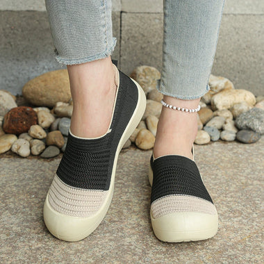 2026 Women’s Casual Flat Shoes — Knitted Mesh Upper for Enhanced Breathability and All-Day Comfort ， Free Shipping