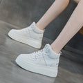 7.5cm Elevated Heel Women's Shoes Lightweight Elegant Thick Bottom Casual Shoes Dad Sneakers Spring Summer Autumn Fashion Trend