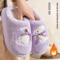 2026 New Winter Plush Slippers for Women - Cozy Fleece-Lined House Shoes, Non-Slip Indoor Slides with Memory Foam Comfort