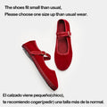 Solid Color Velvet Mary Janes Shoes for Women Spring Autumn Casual Streetwear Ballet Flats Buckle Strap Ladies Shoes Footwear