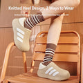 Men Women Fleece Lined House Shoes Winter Waterproof EVA Clogs Lightweight Warm Cozy Slip-on Sandals