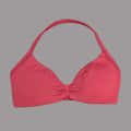 NCOYOE Women Halter Sports Bra V-Neck Padded Yoga Bra Removable Cups Butter Soft Seamless Workout Gym Fitness Activewear Top