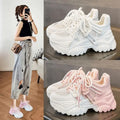 Spring Sneakers Platform Women's Shoes Casual Shoes Woman-shoes Tennis Female Fashion Thick Sole 2024 Roses Trainers Increased I