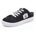 2024 Spring Summer Women Canvas Sneaker Low Top Denim Sneakers Ladies Lace-Up Flat Canvas Board Shoes Female Sapatos Femininos