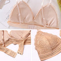 Sexy Floral Lace Bra Top For Women Push Up Female Lingerie breathable Bralette Removable Pad Thin Fashion New Wireless Bras