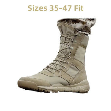 Women Boots Boot Tactical 35-47 Size Men Women Ultrallight Outdoor Climbing Shoes Tactical Training Boots Summer Breathable Mesh Hiking Desert Boot