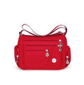 New neutral nylon fabric women's handbag Oxford cloth shoulder strap messenger bag travel bag multi-compartment leisure bag mess