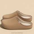 Lightweight Waterproof Warm Home Mules Shoes Women Plush Size 45 Non Slip Plush House Slippers Indoor Outdoor Soft Sole Shoes