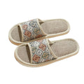 Fashion Floral Slippers Women Casual Comfortable Indoor Home Flat Shoes Anti Slip Sandals Spring Autumn September Essential
