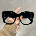Oversized Square Sunglasses Women Men UV400 Protection Driving Shades Trendy All Match Fashion Sun Glasses for Outdoor Travel