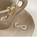 2025 New Fashion Trend Unique Design Elegant Exquisite Irregular C Shape Earrings Female Jewelry Party Premium Gift Wholesale