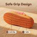 Embroidered Winter New Striped Leopard Print Plush Slippers for Women Indoor Non-Slip Warm Plush Shoes Holiday Gifts