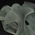Dresses Pleated Organza Fabric Organza Accordion Pleated Fabric By The Meter for Clothing Dresses Stage Decoration Sewing High-end Fashion Designer Cloth White