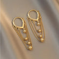 Fashion Hoop Earrings for Women 2023 New Korean Earrings Stainless Steel Jewelry Accessories