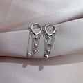 Fashion Hoop Earrings for Women 2023 New Korean Earrings Stainless Steel Jewelry Accessories