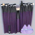 Makeup Set Eye Shadow Brush Makeup Brush Set 20Pcs Kit Soft Fluffy Eye Shadow Brushes Cosmetic Foundation Powder Highlighter Blending Beauty Tool Beginners