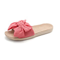 New Fabric Linen Slippers for Women, Perfect for Summer, Home Use, Couples, Indoor Soft-Soled, Non-Slip, Non-Slip Home Sandals.