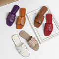 Women's Sandals Fashion Slippers Soft PU Breathable Non slip Rubber Bottom Shoes 2025 New Edition