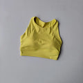 Women One Piece Sports Vest High Stretch Shaping Shockproof Sports Bra Daily Training Yoga Fitness Outer Wear Top