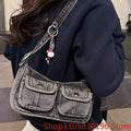 Fashion Handbag Retro Denim Bag Underarm Bag Crossbody Bag Spicy Girl Y2K Cloth bolsas Shopping Сумка 2026 Purses and Handbags