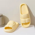 1/2Pairs Soft Bottom Slippers for Women Home Bathroom Home Bath Non-slip Couple Summer Sandals for Men Summer Beach Wear