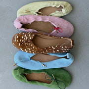 2026 New Women's Leopard Print Bow Flat Shoes Square Toe Nonslip Mary Jane Loafers Women Ballet Fashion Formal Wear Female Shoes