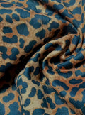 Women's Elegant Leopard Print Jacket with Lapel and Single Button Blazer
