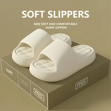 Fashion Women's Slippers Indoor Thick Soft Sole Anti-slip Wear-resistant Slides Bathroom EVA Indoor Men Summer Outdoor New Shoes