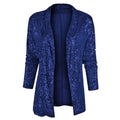 Sequin Cardigan Jackets New Autumn Club Office Party Coats Glitter Chic Jacket Elegant Lady Top Outwear Women's Blazer