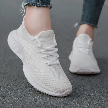 Women's Sneakers Casual Shoes Flats Air Mesh Breathable Trainers Ladies Shoes Female Sneakers Women Shoes Women's Tennis Shoes