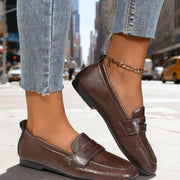 Spring and Autumn Hot Selling Round Head Comfortable Flat Bottom Single Shoes Fashion New Anti Slip Casual Women's Shoes