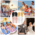 6-30Pairs Flip Flops for Wedding Guests Wedding Sandal Slippers Woman Men Wedding Favors Gifts Sign Bridesmaid Beach Hen Party