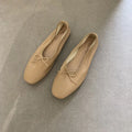 Women Ballet Flats Shallow Fashion Shallow Women Ballet Flats Dance Shoes Casual Female Soft Footwear Butterfly-Knot Ladies Flats Slip On Shoes