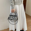 Women'S Handbag 2026 Small Square Bag Leopard Print Design Minimalist Shoulder Bags Commuter Frosted Mini Crossbody Bags