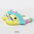 Couples Shark Slippers Women Cartoon Sandals Fashion Men Flip Flops Indoors Bathroom Cute Summer Outdoor Beach Slides Shoes