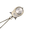 Fashion Vintage Men Women  Alloy Retro Owl Shape Clock Pendant Long Necklace Chain Watches Birthday Gifts