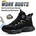 Work Boots For Women Safety Shoes Sneakers Steel Toe & Puncture Resistant Work Shoes, Breathable Comfortable Outdoor Footwear