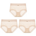 Women Panties Underwear 3pcs Ultra-thin Panties Summer Women Sexy Soft Underpant Solid Briefs Traceless Female Comfort Stretch Lingeries Black Underwear