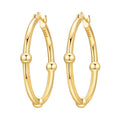 Original 2026 S925 Sterling Silver Zircon 18K Gold Lining Vintage Hoop Earrings for Women Birthday Party Wedding Gift Jewellery