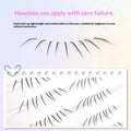 1 Set Self Adhesive Lower Lash Clusters No Glue Natural Comic Bottom False Eyelashes Reusable Eye Makeup Beauty Tool