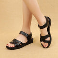Women Sandals For Multi-Color Wedge Sandals For Women With Crisscross Strap Design And Adjustable Back Strap Comfortable Non Slip Breathable Casua