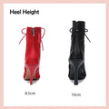 DKZSYIM Latin Dance Shoes Women Red Black Ballroom High Top Jazz Shoes Ladies Men's 5-11cm Heels Salsa Tango Dancing Shoes